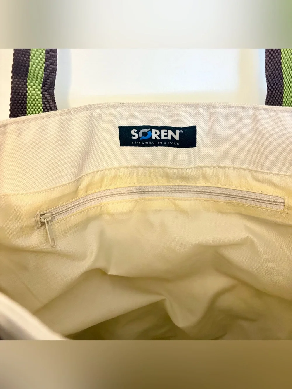 Vintage 90s ESPN / SOREN Boat and Tote Medium Navy Canvas Tote Bag Collectable !